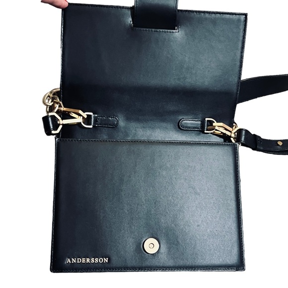 Andersson Bell Anes Classic Logo Chain Bag Black EXCELLENT COMDITION!!! LIKE NEW - Picture 9 of 13